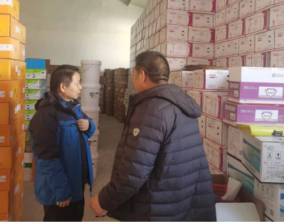 春耕时节农药供应调研 市植保站副站长潘洪吉带队深入市场一线